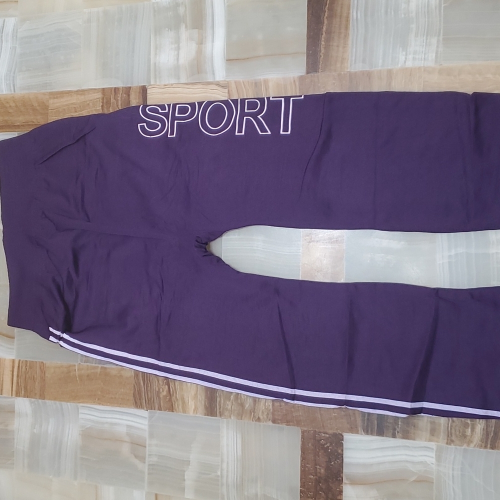 (MUST BUNDLE)Women's Kokkiri Collection Purple Leggings| Stretch| One Size
